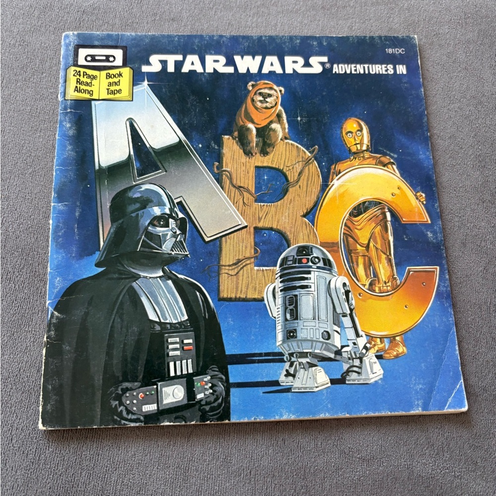 Star Wars Adventures in ABC Book - Blue, Yellow, Black